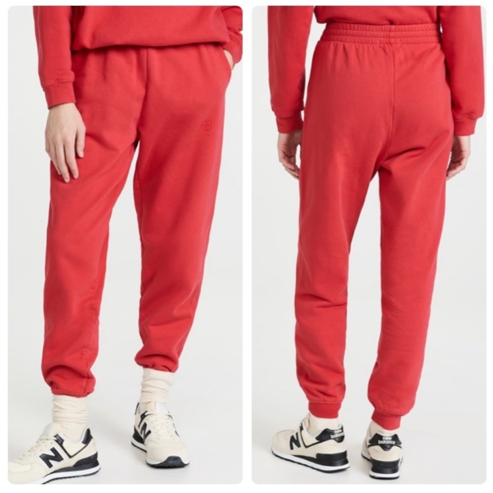 ⭐️Anine Bing Tyler Joggers red⭐️